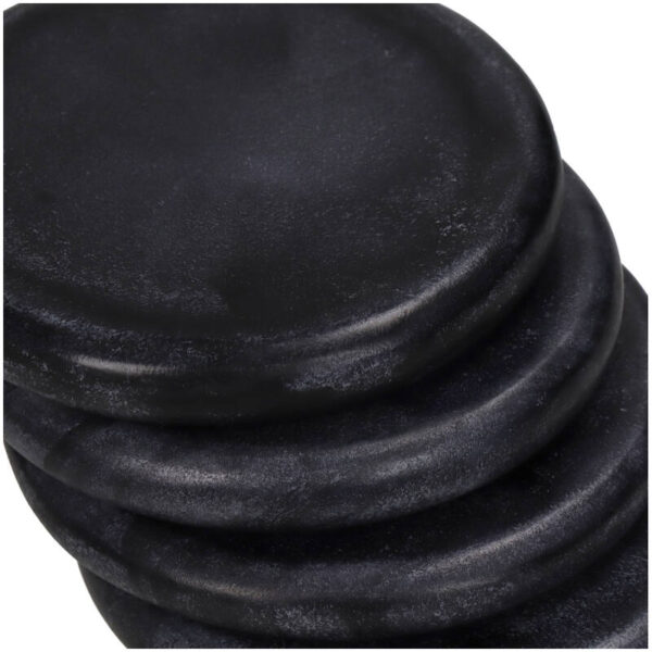 Coaster Round Black - Image 3