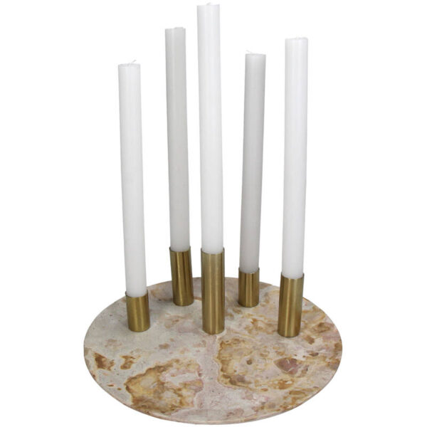 Candle Stick Plate Beige - Image 2