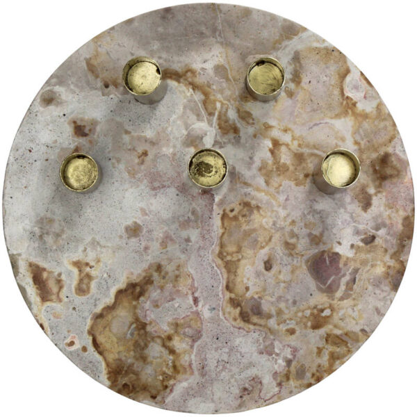 Candle Stick Plate Beige - Image 3
