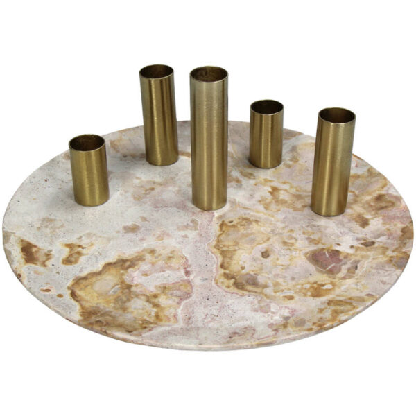 Candle Stick Plate Beige - Image 1
