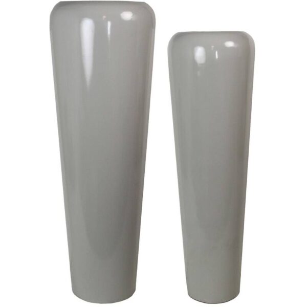 Planter Iron Ivory S/2 - Image 1