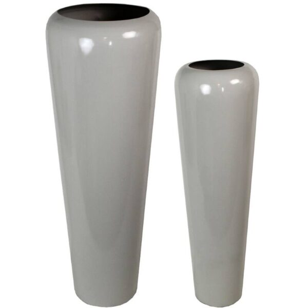 Planter Iron Ivory S/2 - Image 3