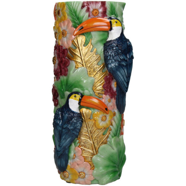 Vase Bird Polyresin Multi - Image 4