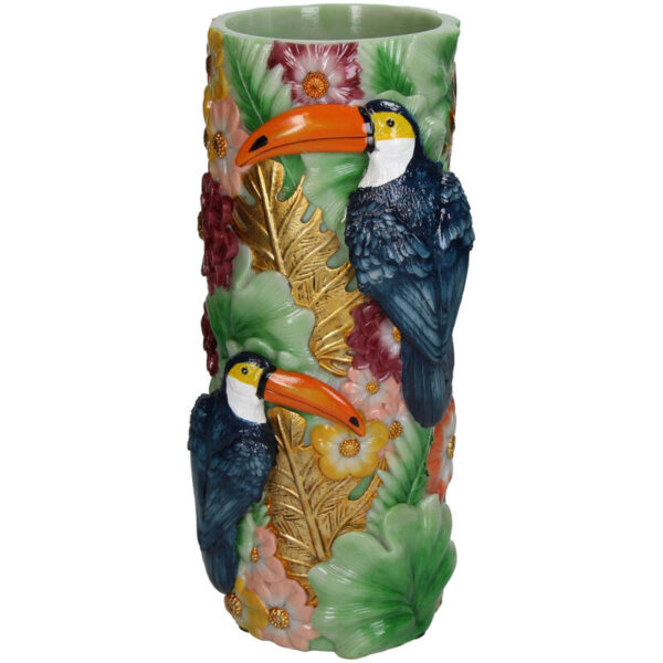 Vase Bird Polyresin Multi - Image 1
