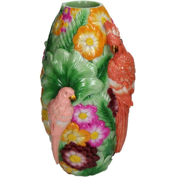 Vase Bird Polyresin Multi - Image 1