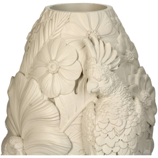 Vase Bird Polyresin Beige - Image 4