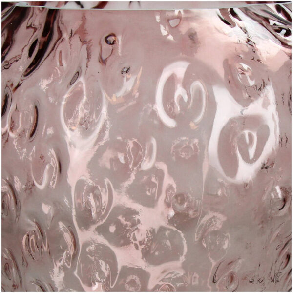 Vase Strawberry Glass Pink - Image 5