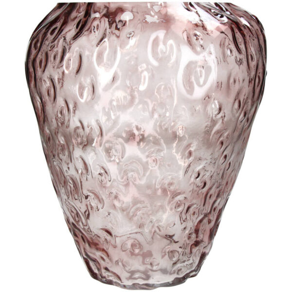 Vase Strawberry Glass Pink - Image 2