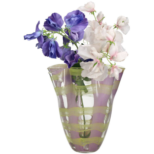 Vase Glass Yellow - Image 2