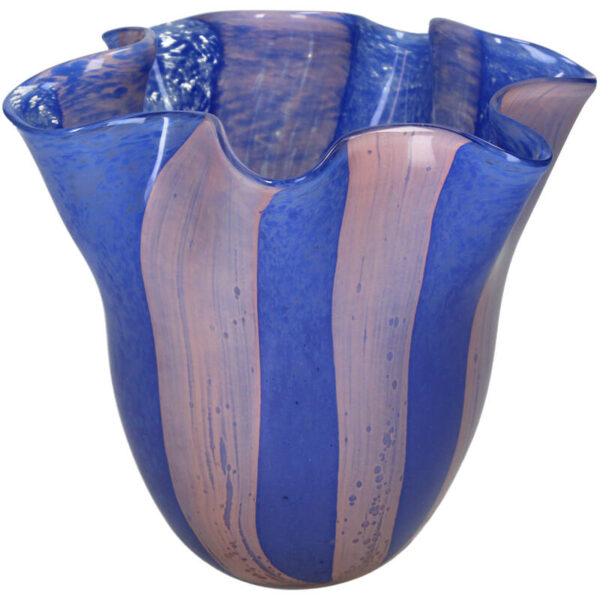 Vase Glass Blue - Image 1
