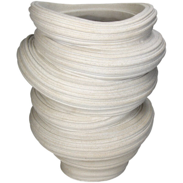 Vase Polyresin Beige - Image 1