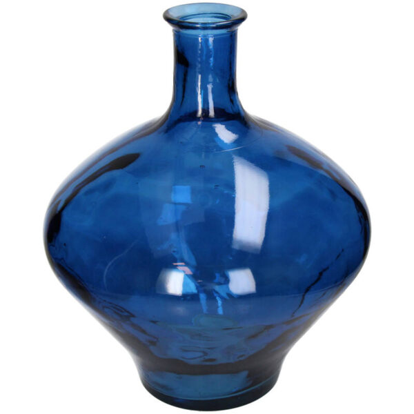 Vase Recycled Glass Blue - Image 1