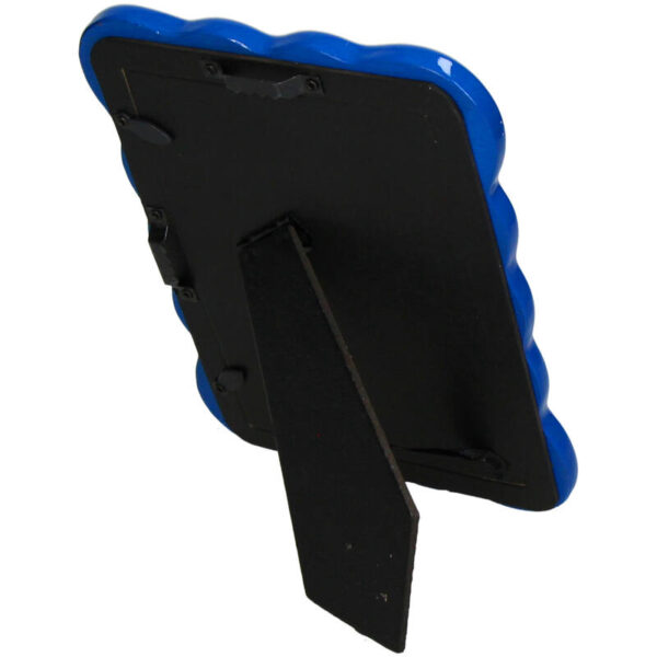 Photo Frame Curved Polyresin Blue - Image 3