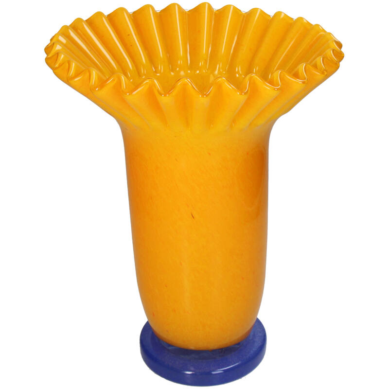 KAL-5487 Vase Glass Yellow - Image 1