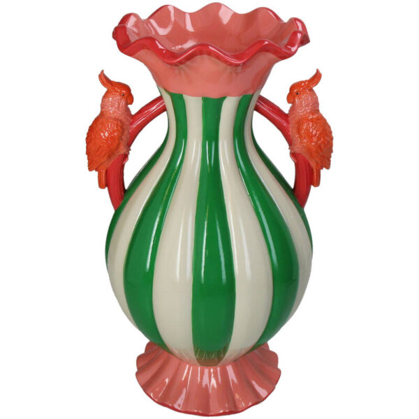 Vase Bird Polyresin Multi - Image 1