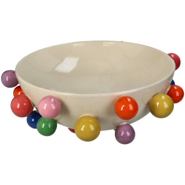 Bowl Balls Stoneware Multi - Image 1