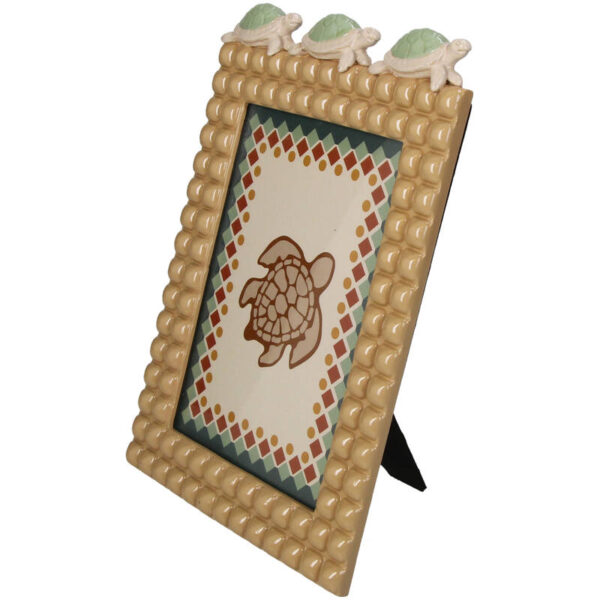 Photo Frame Turtle Polyresin Nude - Image 2