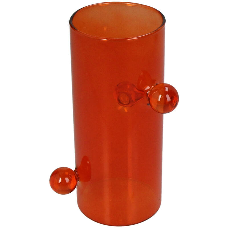 KAL-6469 Vase Glass Orange - Image 1