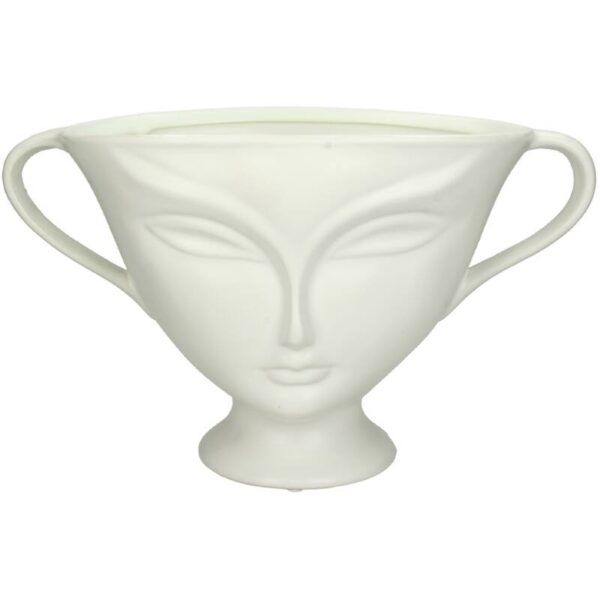 Planter Face White - Image 1