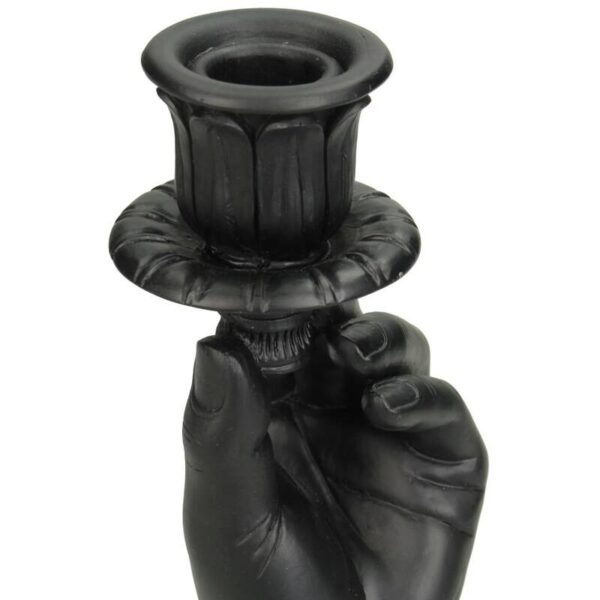 Candle Stick Hand Black - Image 2