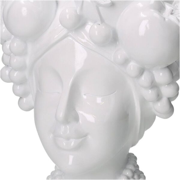 Vase Lady Fruits White - Image 5