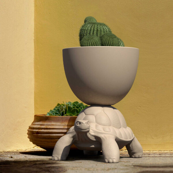 Turtle Carry Planter/champagne black - Image 3