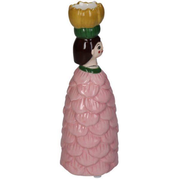 Candle Stick Flower Girl Pink - Image 2
