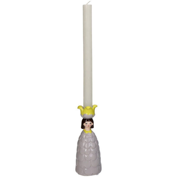 Candle Stick Flower Girl Lilac - Image 3