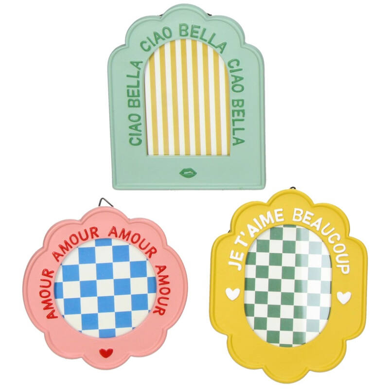 KAL-5015 Photo Frame Polyresin Multi 6x9cm 3pc. - Image 1