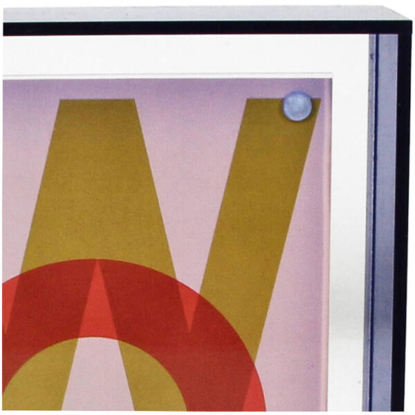 Photo Frame Acrylic Blue - Image 3