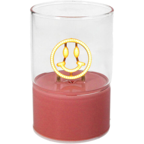 Decoration Light Love LED Glass Pink - Image 1