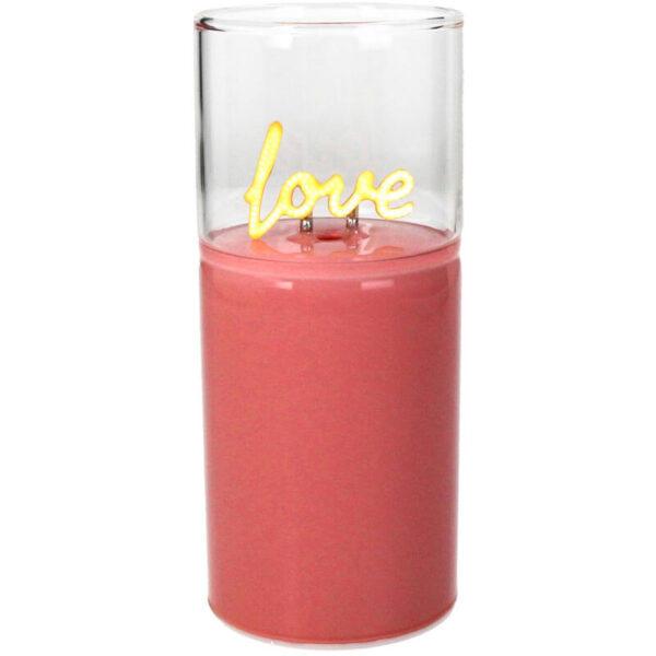 Decoration Light Love LED Glass Peach - Image 1