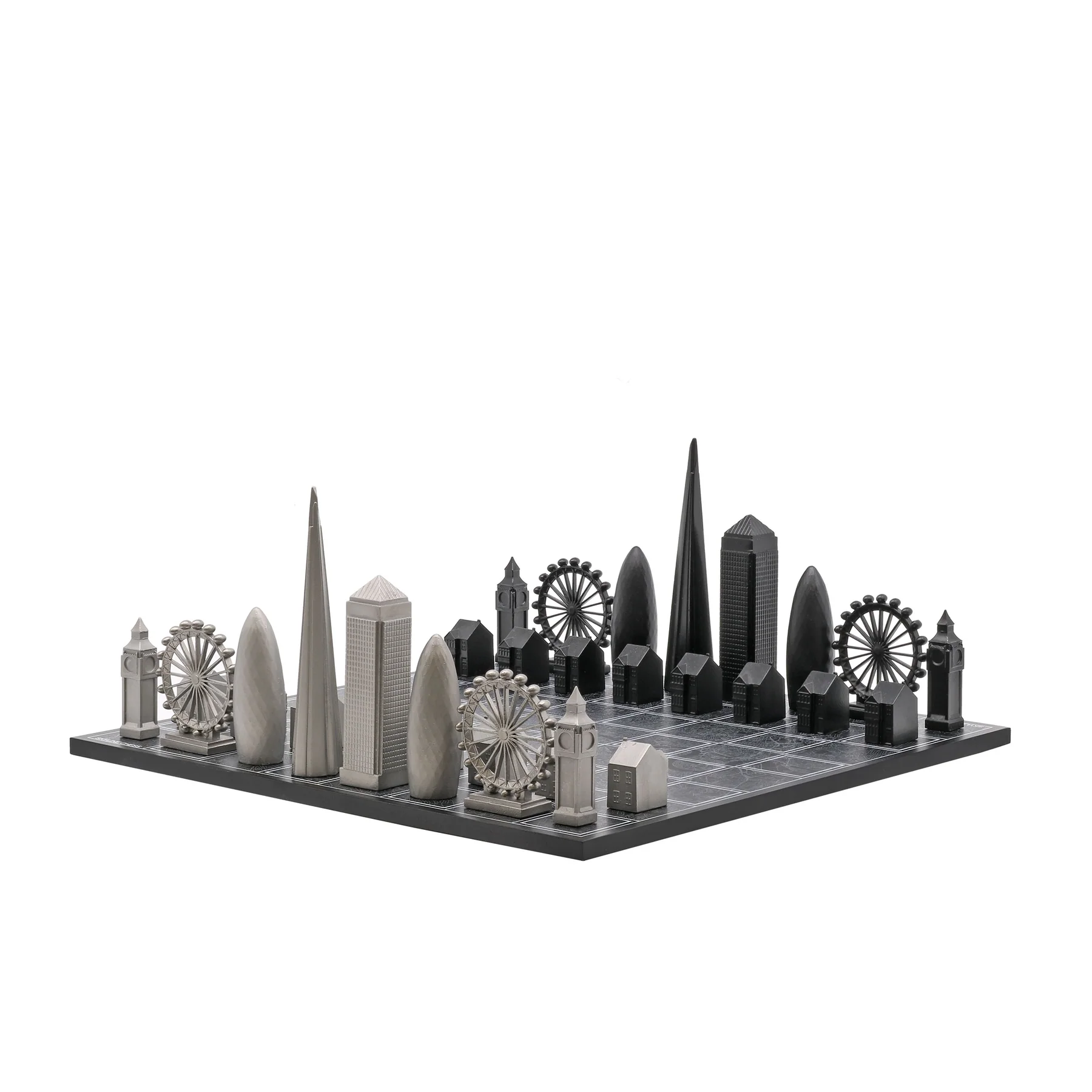 Skyline-Chess-London-Stainless-Steel-Map-2500x2500_1800x1800 London Stainless Steel Edition - Image 1